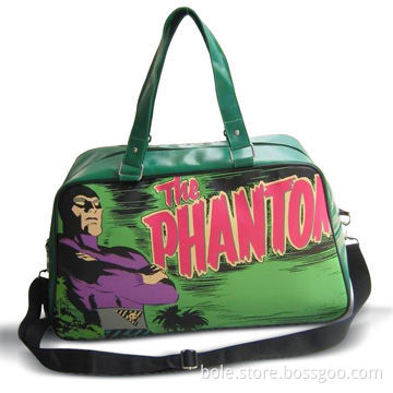 Duffel Bag with Unique Print/2 Short Handles/Removable Shoulder Strap, OEM and ODM Orders Accepted